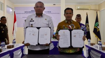 Samakan Persepsi Pidana Alternatif, Bapas Palangka Raya Teken Nota Kesepakatan dengan Pemkab Pulang Pisau